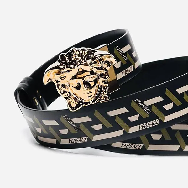 Thắt Lưng Versace La Medusa La Greca Reversible Belt DCU6705-1A01755_5B15V Phối Màu Size 90 - Thắt lưng - Vua Hàng Hiệu