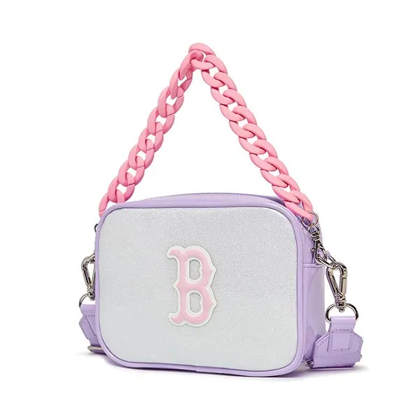 Túi Đeo Chéo Trẻ Em MLB Like Boston Red Sox 7FCRL022N-43LDS Màu Tím