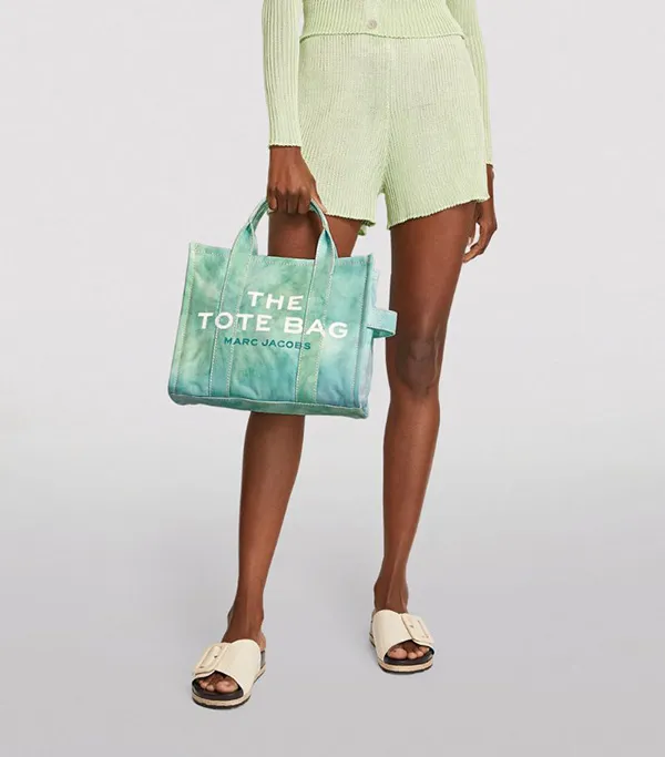 Túi Tote Marc Jacobs Mini The Tie Dye Tote Bag Màu Xanh