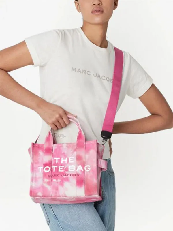Túi Tote Marc Jacobs Mini The Tie Dye Tote Bag Màu Hồng - Túi xách - Vua Hàng Hiệu