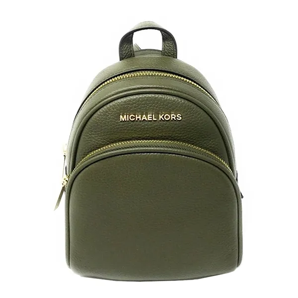 Balo Michael Kors MK Abbey Mini Leather Backpack Màu Xanh Green