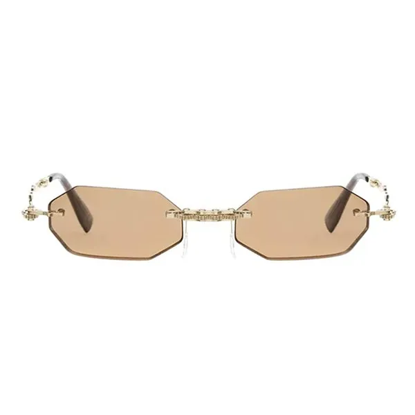 Kính Mát Kuboraum Sunglasses Mask H46 - Gold Màu Vàng Đen