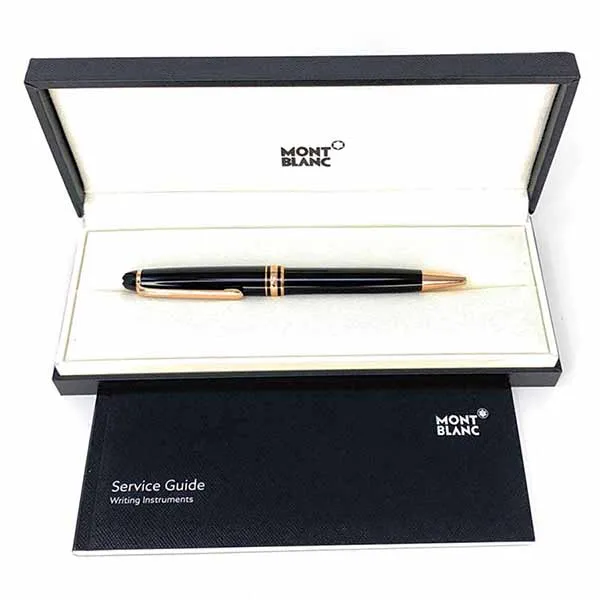 Bút Bi Montblanc Meisterstuck Rose Gold Classique MB112679 Màu Đen - Bút viết - Vua Hàng Hiệu
