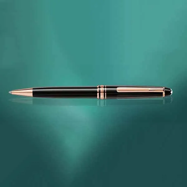 Bút Bi Montblanc Meisterstuck Rose Gold Classique MB112679 Màu Đen - Bút viết - Vua Hàng Hiệu