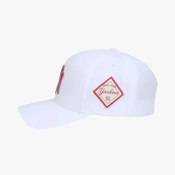 Mũ MLB Diamond Adjustable New York Yankees White 32CP85111-50I Màu Trắng - Mũ nón - Vua Hàng Hiệu