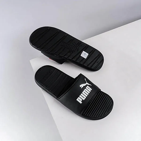 Dép Puma Cool Cat Black/ White 371023 01 Màu Đen Size 39 - Dép - Vua Hàng Hiệu