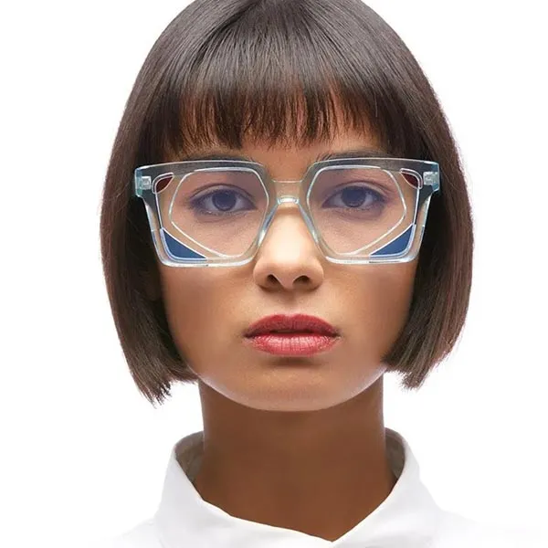 Kính Mắt Cận Kuboraum Maske T6 Glacier (GL) Màu Xanh Da Trời - Kính mắt - Vua Hàng Hiệu