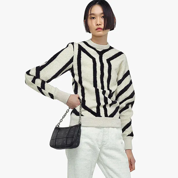 Túi Đeo Vai MCM Aren Shoulder Bag in Visetos Màu Đen - Túi xách - Vua Hàng Hiệu