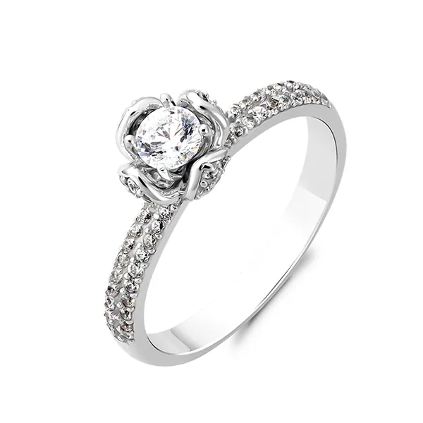 Nhẫn Huy Thanh Jewelry NDINO 224 - 14K - Đá Cubic Zirconia Màu Bạc - Trang sức - Vua Hàng Hiệu