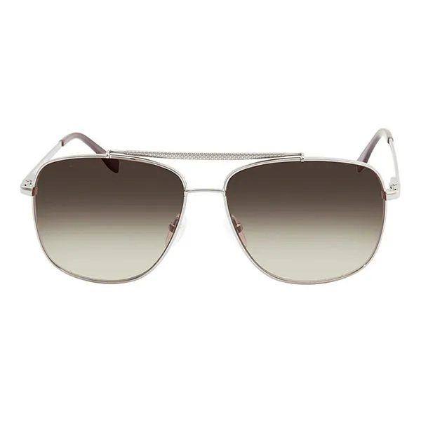 Kính Mát Lacoste Brown Gradient Aviator Men's Sunglasses L188S 035 59 Màu Nâu Gradient