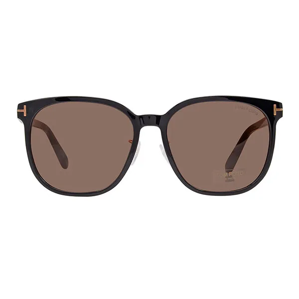 Kính Mát Tom Ford Brown Square Unisex Sunglasses FT0801K 01E 59 Màu Nâu - Kính mắt - Vua Hàng Hiệu