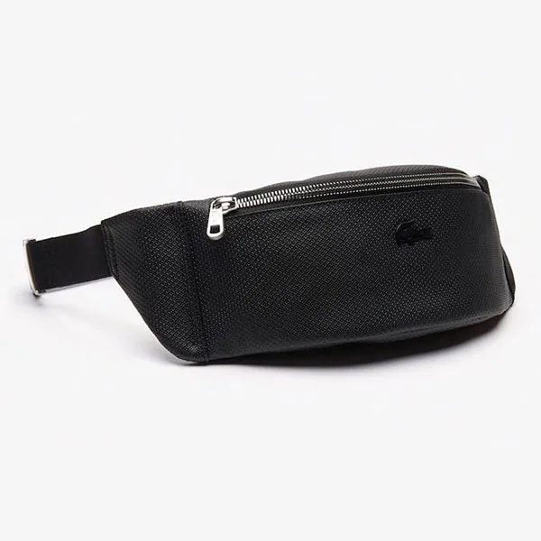 Túi Đeo Hông Lacoste Men's Chantaco Leather Waist Bag NH2816CE Màu Đen - Túi xách - Vua Hàng Hiệu