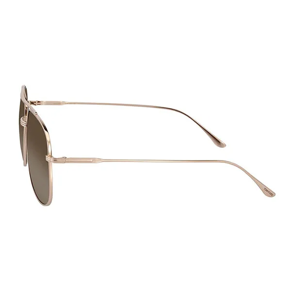 Kính Mát Tom Ford Brown Aviator Unisex Sunglasses TF0806K 28D 62 Màu Nâu - Kính mắt - Vua Hàng Hiệu