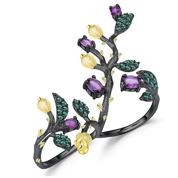 Nhẫn Kya Jewel Nhành Cây Uốn Lượn Phá Cách KW1 - Trang sức - Vua Hàng Hiệu