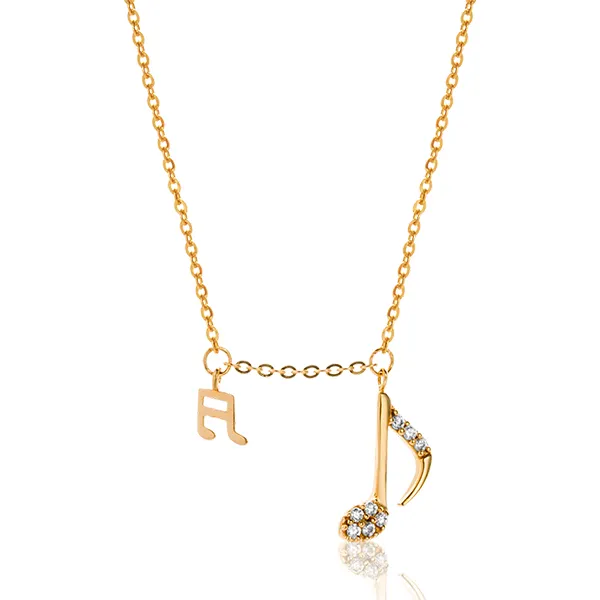 Dây Chuyền Huy Thanh Jewelry DCMAMD 118 - 14K - Đá Cubic Zirconia Màu Vàng Gold - Trang sức - Vua Hàng Hiệu