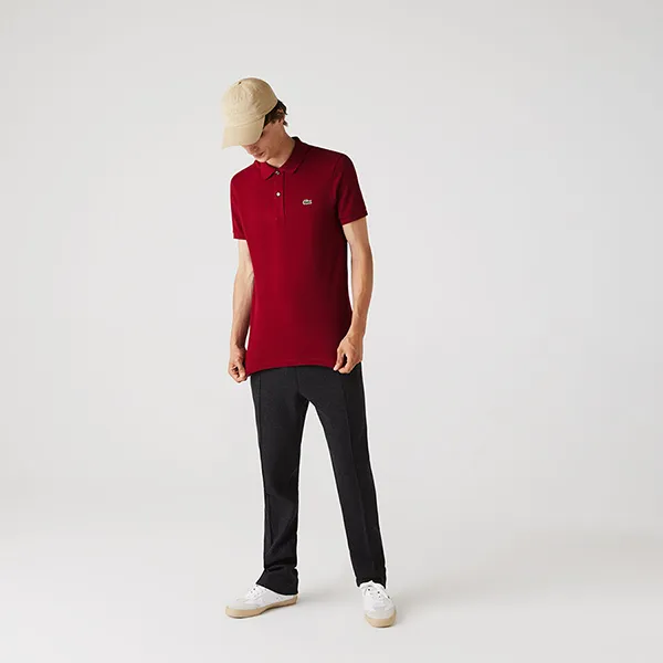 Áo Polo Lacoste Men's Slim Fit Lacoste Polo Shirt In Petit Piqué PH4012 51 476 Màu Đỏ Size S - Thời trang - Vua Hàng Hiệu