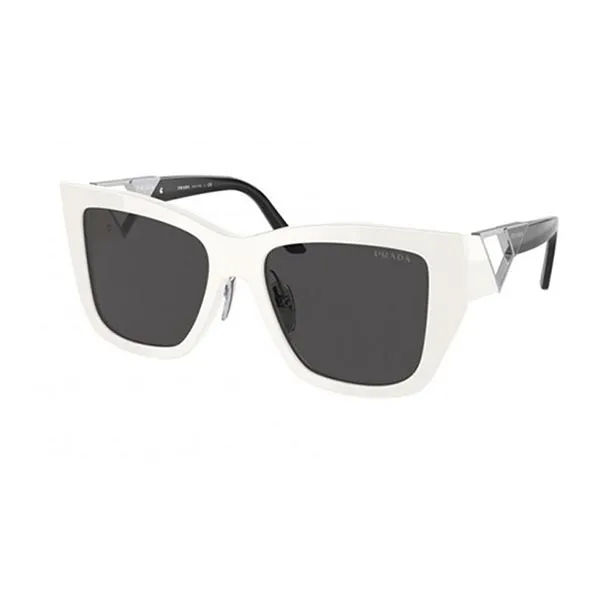 Kính Mát Prada Sunglasses SPR21Y 1425S0 Màu Trắng Đen - Kính mắt - Vua Hàng Hiệu