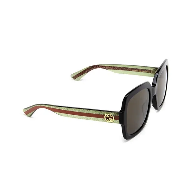Kính Mát Gucci GG0036SN 002 Black Sunglasses Woman Phối Màu