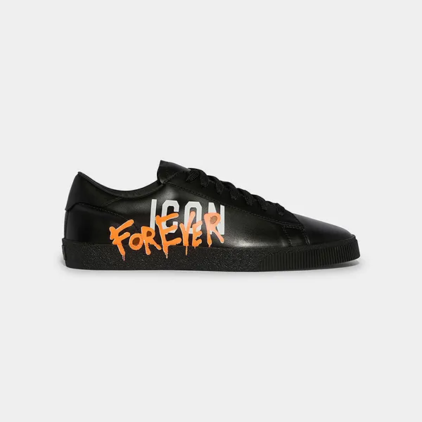 Giày Thể Thao Dsquared2 Icon Forever Sneakers Màu Đen - Giày - Vua Hàng Hiệu