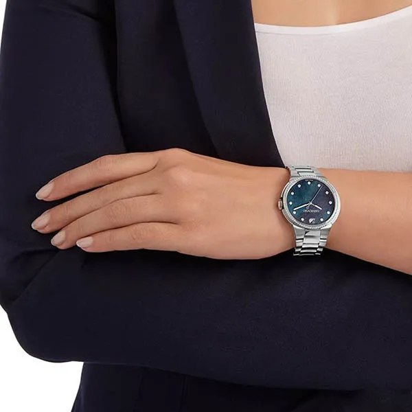 Đồng Hồ Nữ Swarovski City Grey Bracelet Watch 5205990 Màu Bạc