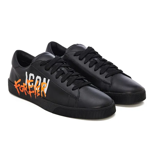 Giày Thể Thao Dsquared2 Icon Forever Sneakers Màu Đen - Giày - Vua Hàng Hiệu
