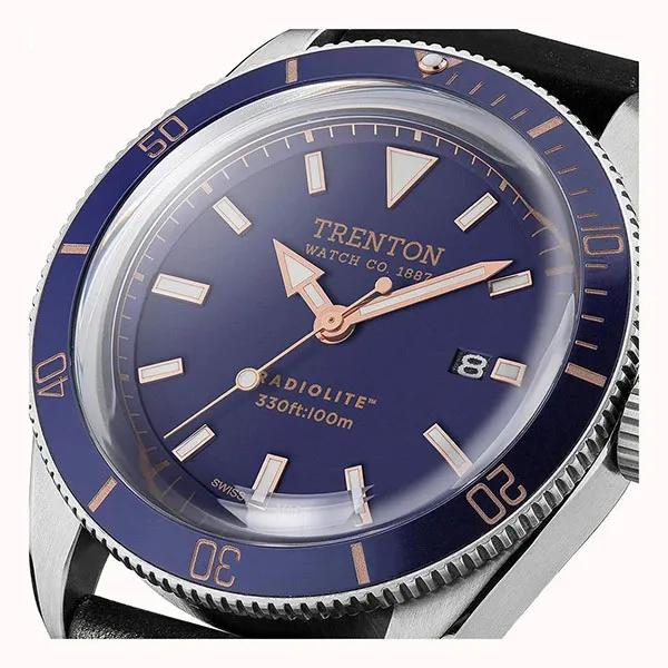 Đồng Hồ Nam Ingersoll The Trenton Swiss Made T07601 Màu Bạc Xanh - Đồng hồ - Vua Hàng Hiệu