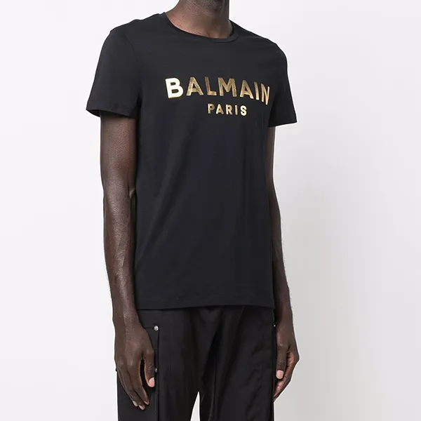 Áo Phông Balmain XH0EF000BB29 EAD Màu Đen