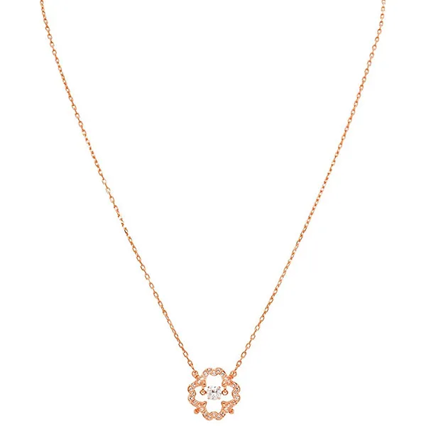 Dây Chuyền Swarovski Sparkling Dance Rose Gold Plated Necklace 5408437 Màu Vàng Hồng - Trang sức - Vua Hàng Hiệu