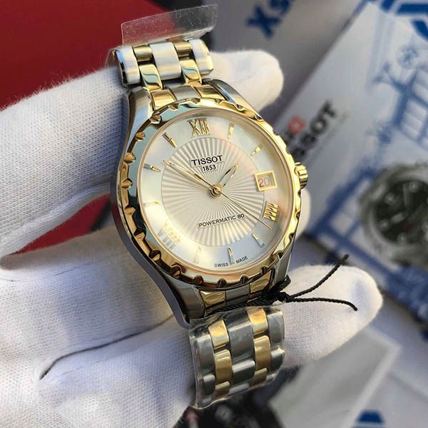 Đồng Hồ Nữ Tissot T-Lady Automatic White Mother Of Pearl Dial Two-Tone Ladies Watch T0722072211800 Phối Màu - 3