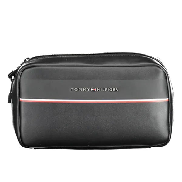 Túi Cầm Tay Tommy Hilfiger AM0AM08136_NERO_BDS Màu Đen - Túi xách - Vua Hàng Hiệu