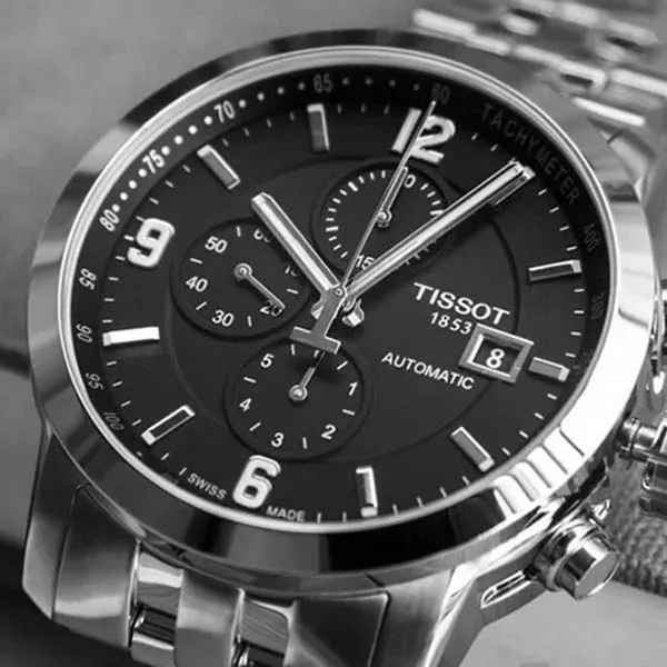 Đồng Hồ Nam Tissot PRC 200 Automatic Chronograph T055.427.11.057.00 44mm Màu Bạc Đen