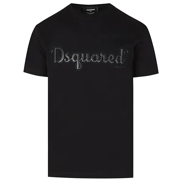 Áo Phông Dsquared2 Gummy D2 Print Cool Tee S71GD1188 S23009 900 Màu Đen