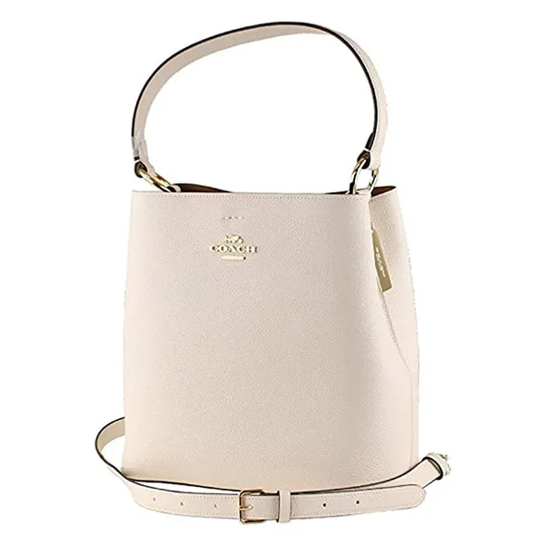 Túi Xách Coach Town 91122 Bucket Bag Chalk M Màu Trắng - Túi xách - Vua Hàng Hiệu