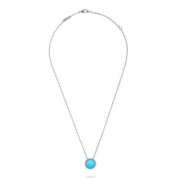 Dây Chuyền Jewery Luxury Perle'e Couleurs Turquoise 18k White Gold Màu Vàng Trắng - Trang sức - Vua Hàng Hiệu