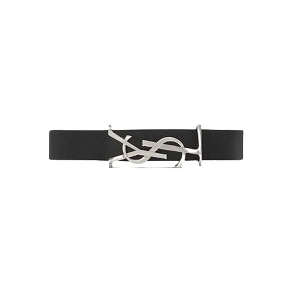 Vòng Đeo Tay Nữ Yves Saint Laurent YSL Opyum Bracelet In Leather Màu Đen - Trang sức - Vua Hàng Hiệu