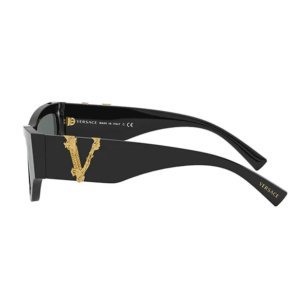 Kính Mát Versace VE4383F GB1 Black Grey Lens Sunglasses Màu Đen Xám