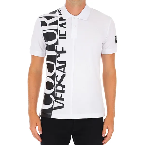 Áo Polo Versace Jeans Couture 71GAGT12 CJ01T 003 Màu Trắng