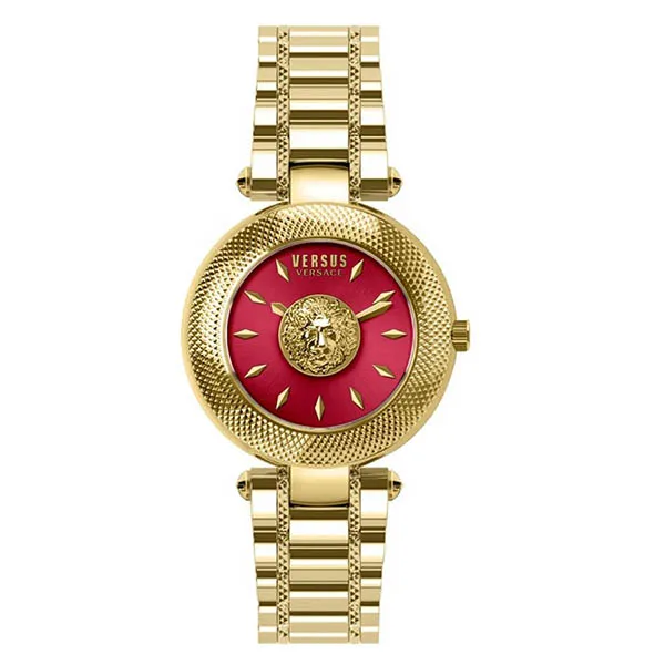 Đồng Hồ Nữ Versus Versace Brick Lane Women's Watch VSP646021 Màu Vàng Đỏ Size 36