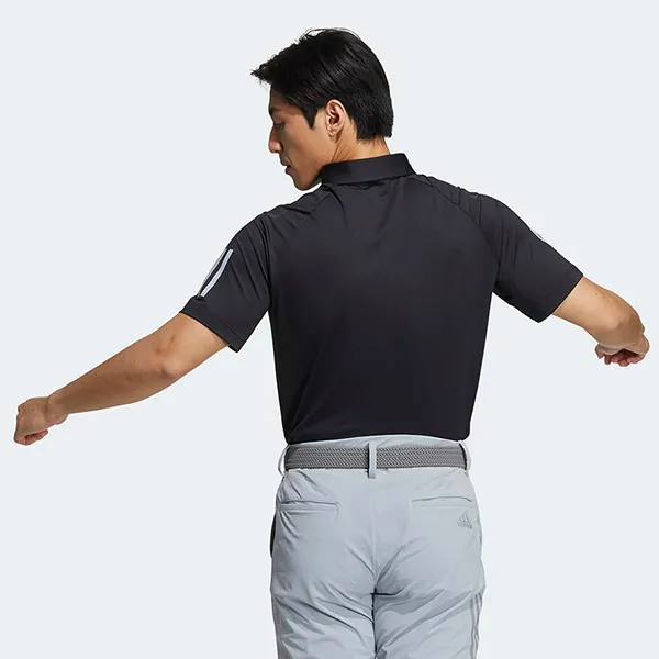 Áo Polo Adidas Golf 3-Stripes Shirt HB3634 Màu Đen