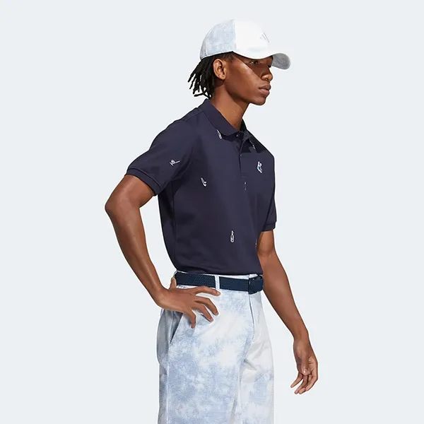 Áo Polo Adidas Golf Aeroready Play Green Graphic HA0186 Màu Xanh Navy - Thời trang - Vua Hàng Hiệu