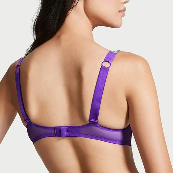 Áo Lót Victoria's Secret Very Sexy Ren, Dây Đá Chữ Logo 409167QCJ Màu Tím Size 32B