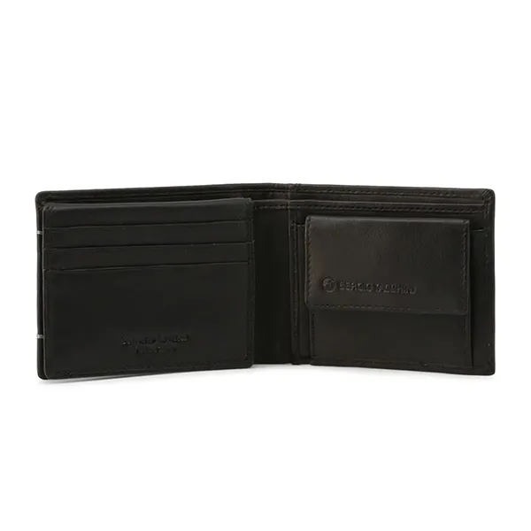 Ví Nam Sergio Tacchini Men's Wallet K50TTRP030 Màu Đen - Túi xách - Vua Hàng Hiệu