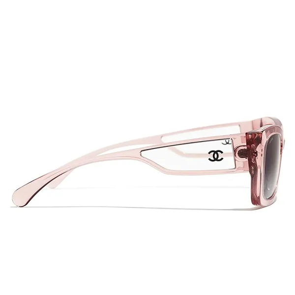 Kính Mát Chanel Rectangle Sunglasses CH5430 1689S6 Màu Xám/Hồng - Kính mắt - Vua Hàng Hiệu