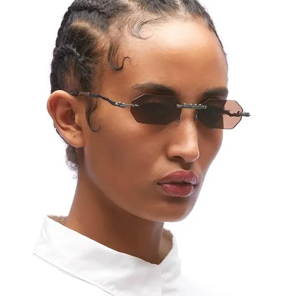 Kính Mát Kuboraum Sunglasses Mask H46 - Gold Màu Vàng Đen