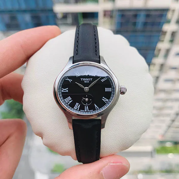 Đồng Hồ Nữ Tissot Bella Ora Piccola T103.110.17.053.00 24.4 X 27.2mm Màu Bạc Đen