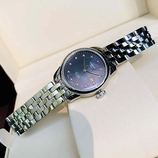 Đồng Hồ Nữ Tissot Le Locle Automatic Lady T006.207.11.126.00 29mm Màu Bạc Đen - Đồng hồ - Vua Hàng Hiệu