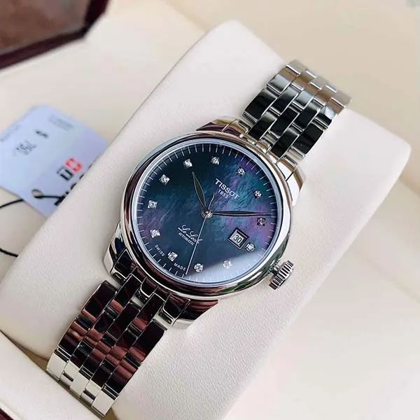 Đồng Hồ Nữ Tissot Le Locle Automatic Lady T006.207.11.126.00 29mm Màu Bạc Đen - Đồng hồ - Vua Hàng Hiệu