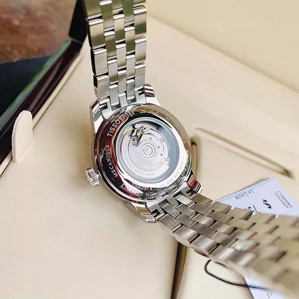 Đồng Hồ Nữ Tissot Le Locle Automatic Lady T006.207.11.126.00 29mm Màu Bạc Đen - Đồng hồ - Vua Hàng Hiệu