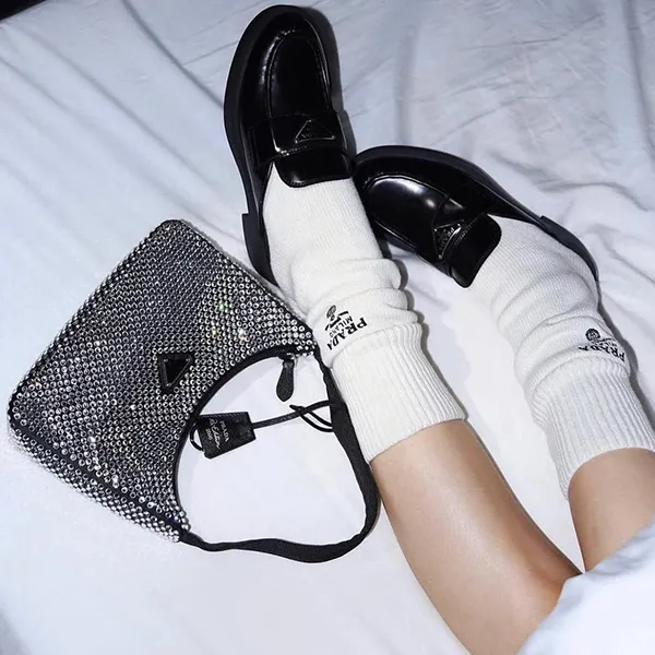 Giày Sục Prada Mules 1D652M 055 F0002 Màu Đen - Giày - Vua Hàng Hiệu