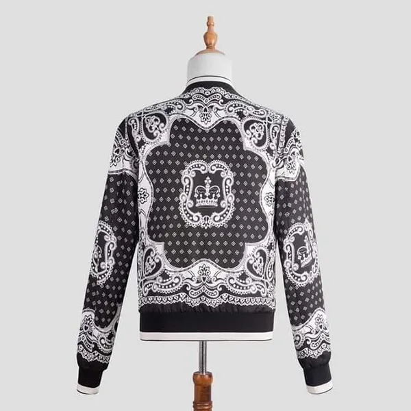 Áo Khoác Dolce & Gabbana D&G Bomber DG G9QV4T-HHMXJ Màu Đen